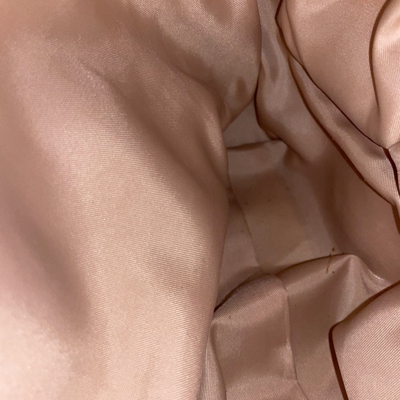 ❌SOLD❌ Fossil Monogrammed Cream/Tan Canvas & Leather Shoulder Bag - Picture 8 of 11